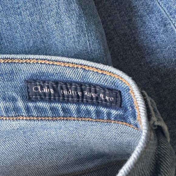 Citizens of Humanity - Claire Mid-Rise Super Flare Boho Jeans Sz 27 - Picture 7 of 11